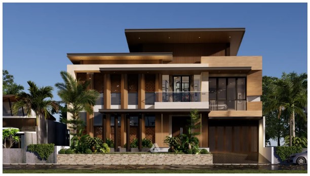 desain rumah tropis